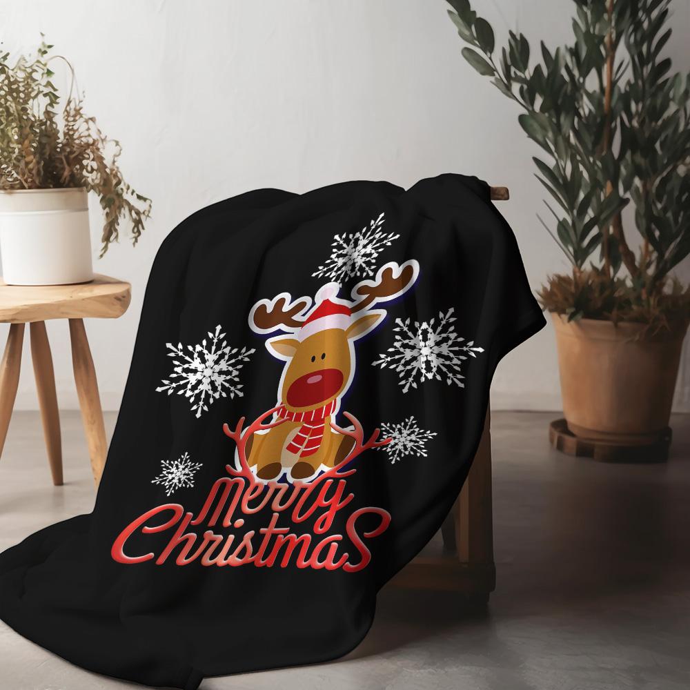 Tuniu Christmas Reindeer Throw Blanket Soft Cozy Warm Bed Sofa Cover Gift for Kids Teens Adults 75x90cm
Tuniu Christmas Reindeer Throw Blanket Soft Cozy Warm Bed Sofa Cover Gift for Kids Teens Adults 75x90cm