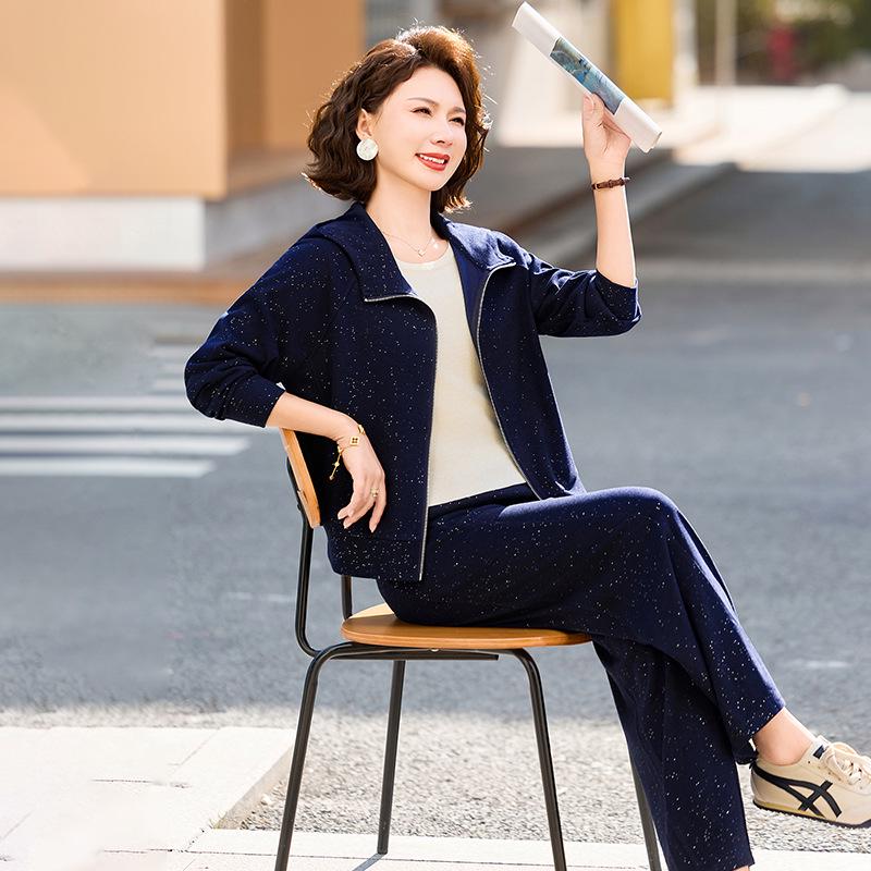 Mom s Youthful Spring & Autumn Sports Suit: 2026 Casual Jacket & Two-Piece Set for Middle-Aged and Elderly Women 5XL (150-165 jin)
Mom s Youthful Spring & Autumn Sports Suit: 2026 Casual Jacket & Two-Piece Set for Middle-Aged and Elderly Women 5XL (150-165 jin)