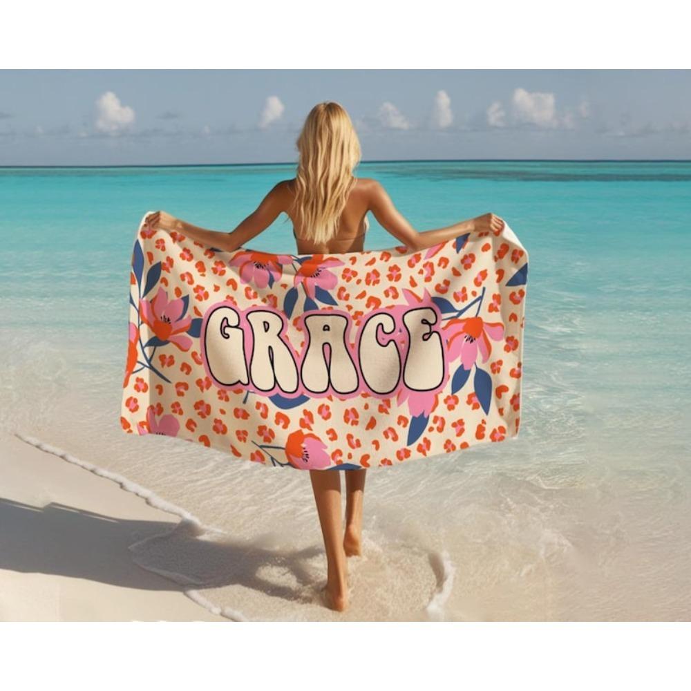 Beach Towel Multiple Sizes Digital Print Tropical Floral Polyester Vacation Fun W40*H60(CM)
Beach Towel Multiple Sizes Digital Print Tropical Floral Polyester Vacation Fun W40*H60(CM)
