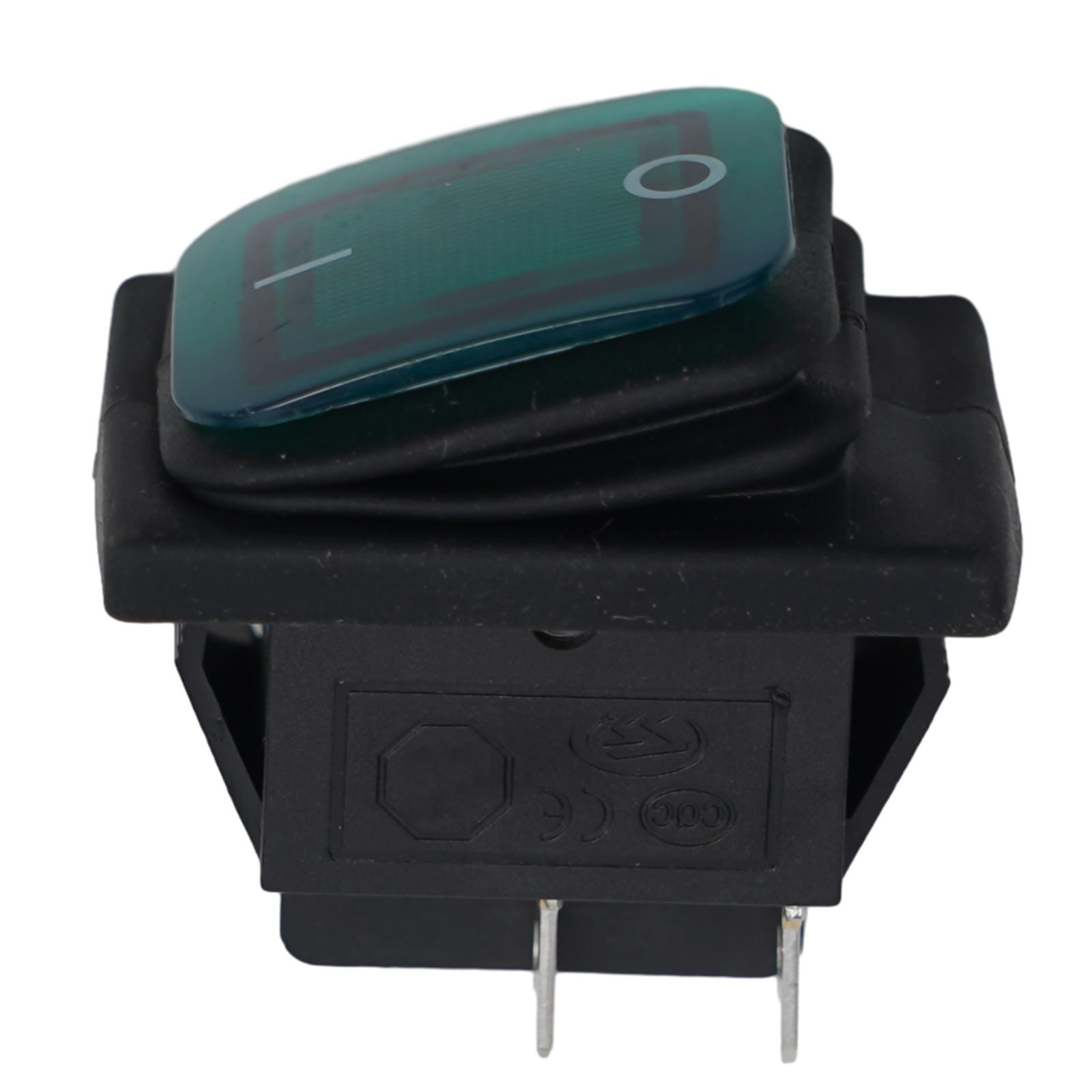 DPST 16A 250VAC Rocker Switch Equipment Round Accessories Electrical For Motor Loads Heavy Duty Rectangular Reset зелений
DPST 16A 250VAC Rocker Switch Equipment Round Accessories Electrical For Motor Loads Heavy Duty Rectangular Reset зелений