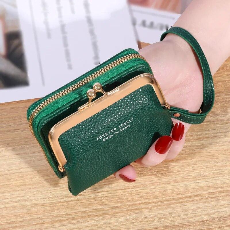 Wallet Women s Fashion Wrist Strap Short Zero Wallet Large Capacity Coin Clip Bag Multiple Card Positions Card Bag Money Clip
Wallet Women s Fashion Wrist Strap Short Zero Wallet Large Capacity Coin Clip Bag Multiple Card Positions Card Bag Money Clip