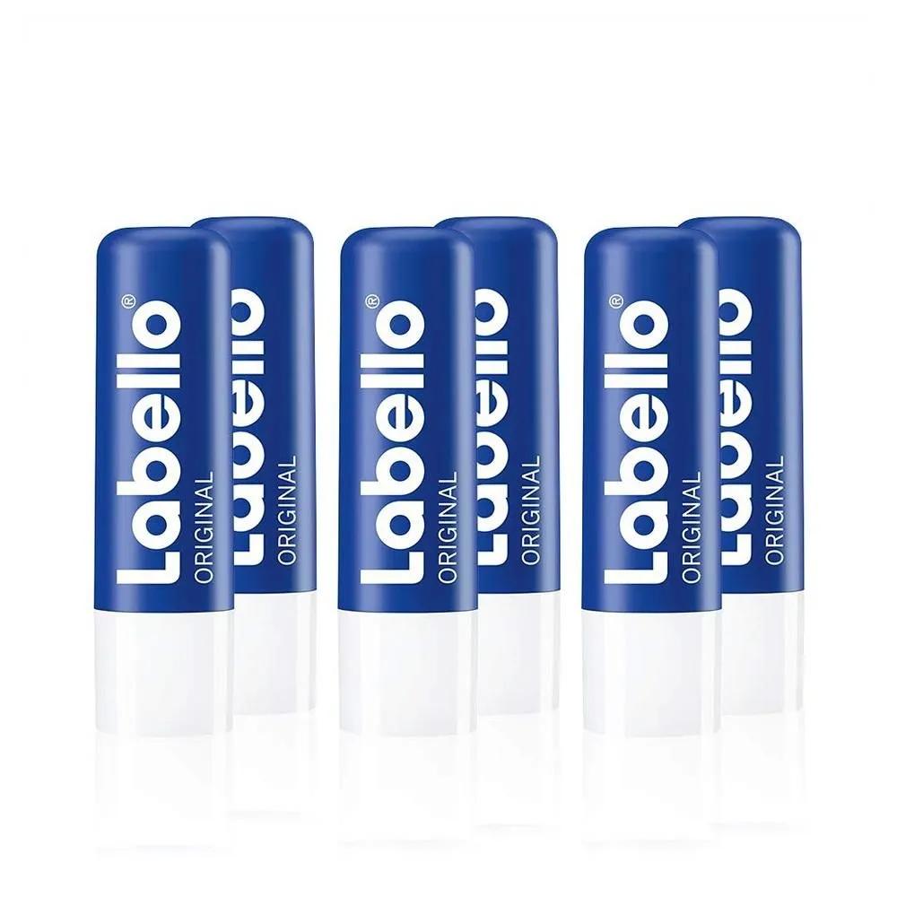 Labello Original Lip Balms - Pack of 6 (6 x 4.8 g), Naturally Beautiful
Labello Original Lip Balms - Pack of 6 (6 x 4.8 g), Naturally Beautiful