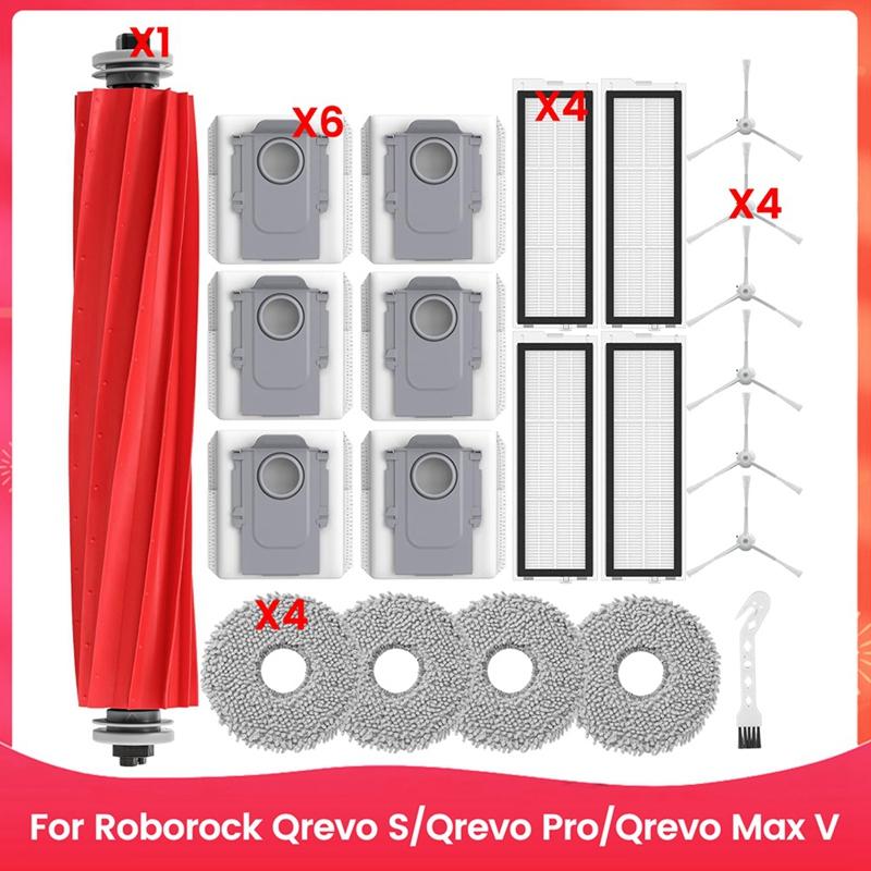 Для Roborock Qrevo S/Qrevo Pro/Qrevo Max V Основная Боковая Щетка Hepa Фильтр Ткань для Швабры Пылесборники Запасные Части
Для Roborock Qrevo S/Qrevo Pro/Qrevo Max V Основная Боковая Щетка Hepa Фильтр Ткань для Швабры Пылесборники Запасные Части