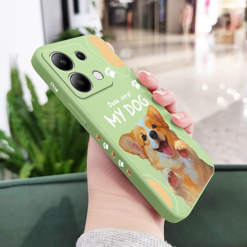 Lovely Corgi Phone Case For Xiaomi Redmi Note 14 13 12 12S 11 11S 10 10S 9 9S Pro Plus 4G 5G Liquid Silicone Cover Redmi Note14 5G світло-зелений колір
Lovely Corgi Phone Case For Xiaomi Redmi Note 14 13 12 12S 11 11S 10 10S 9 9S Pro Plus 4G 5G Liquid Silicone Cover Redmi Note14 5G світло-зелений колір