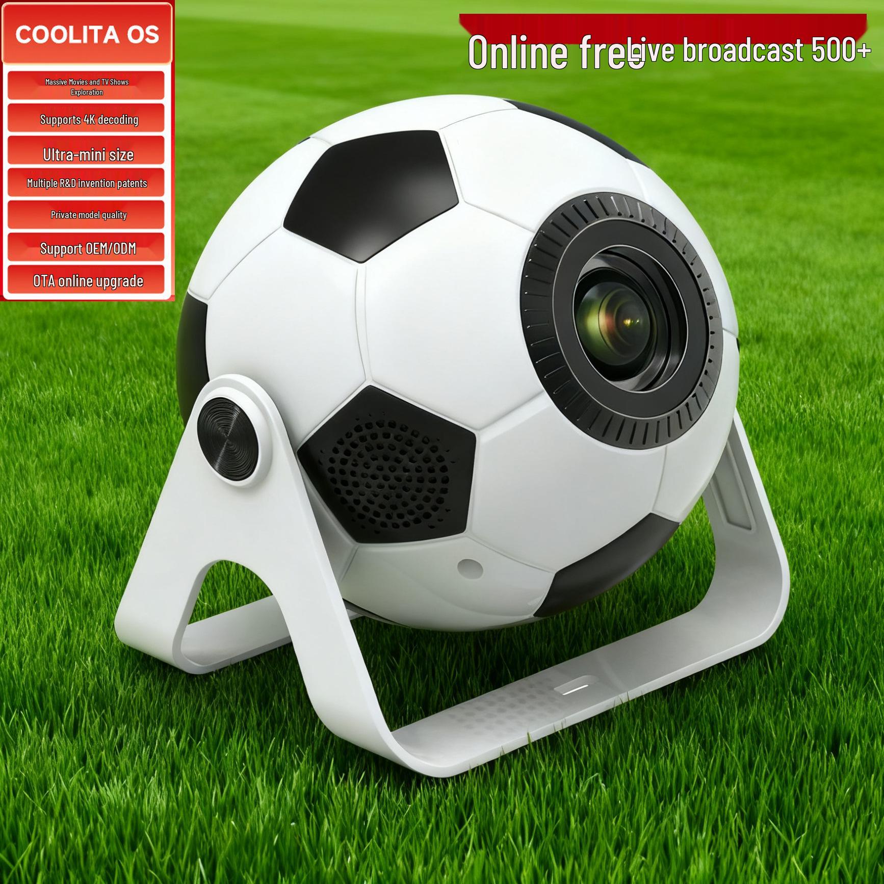 4K HD World Cup Football-Themed Portable Spherical Projector AU Plug
4K HD World Cup Football-Themed Portable Spherical Projector AU Plug