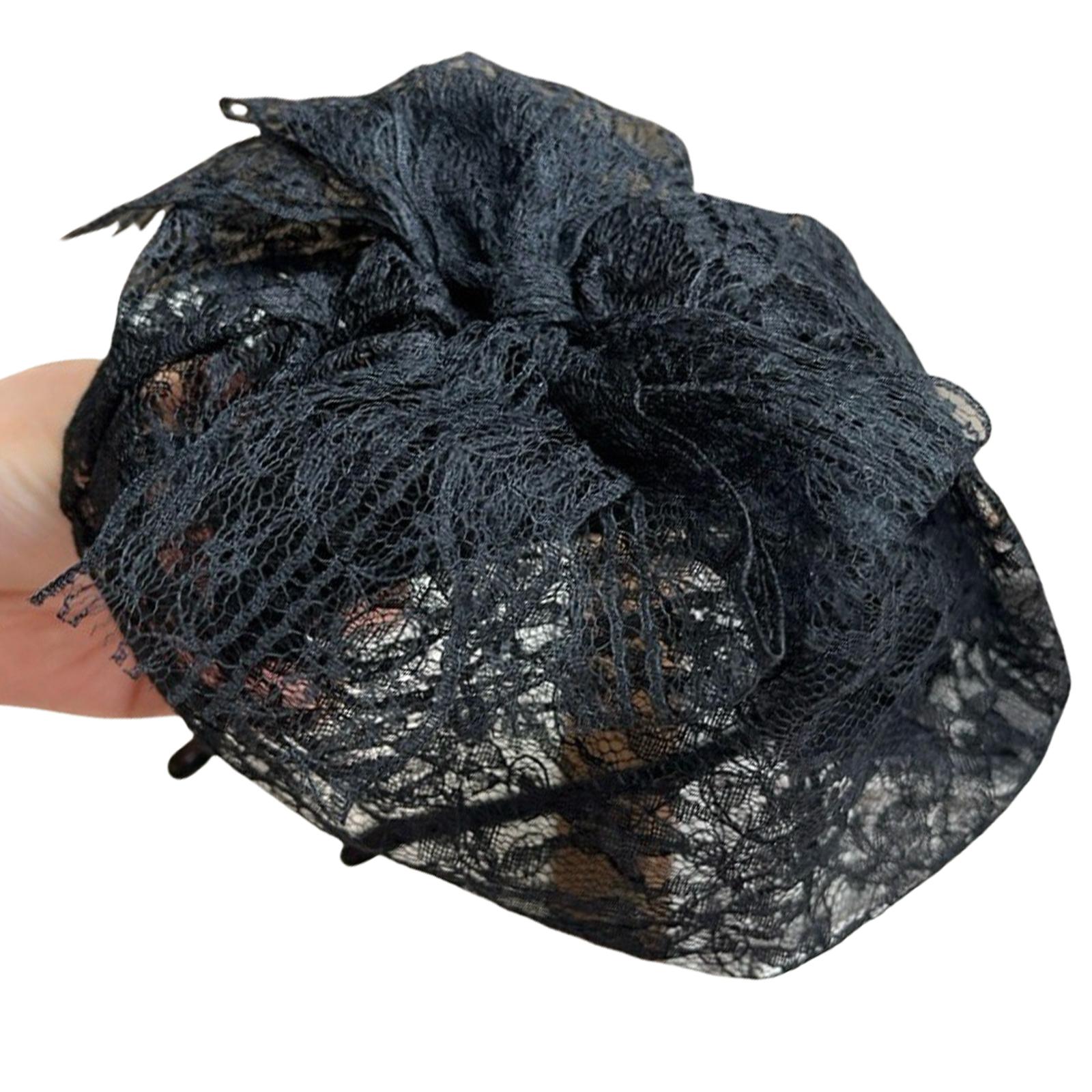 Fashionable Women s Lace Headpiece With Bows Comfortable Headband Stylish Hair Accessory For Wedding Guest Headgear чорний
Fashionable Women s Lace Headpiece With Bows Comfortable Headband Stylish Hair Accessory For Wedding Guest Headgear чорний