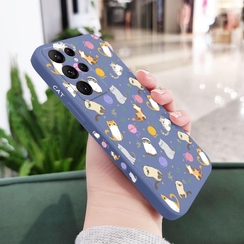 Simple Cat Pattern Phone Case For Samsung Galaxy S25 S24 S23 S22 S21 S20 Ultra Plus FE Note 20 ultra 10 9 Plus Cover Galaxy S21 FE
Simple Cat Pattern Phone Case For Samsung Galaxy S25 S24 S23 S22 S21 S20 Ultra Plus FE Note 20 ultra 10 9 Plus Cover Galaxy S21 FE