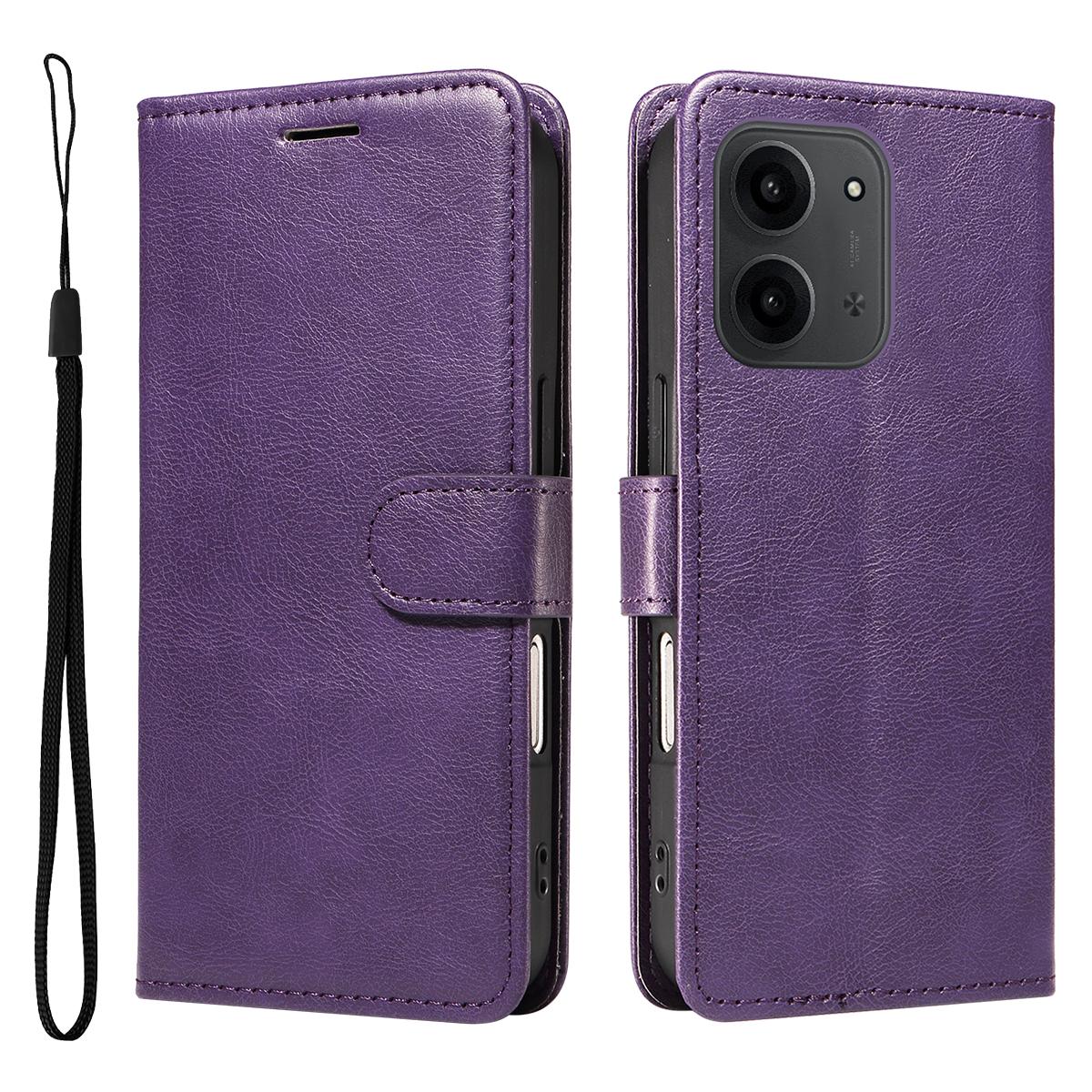 Для Xiaomi Redmi 15C 4G (173мм) Кожаный чехол-кошелек с ремешком Однотонный чехол-подставка для телефона Purple
Для Xiaomi Redmi 15C 4G (173мм) Кожаный чехол-кошелек с ремешком Однотонный чехол-подставка для телефона Purple