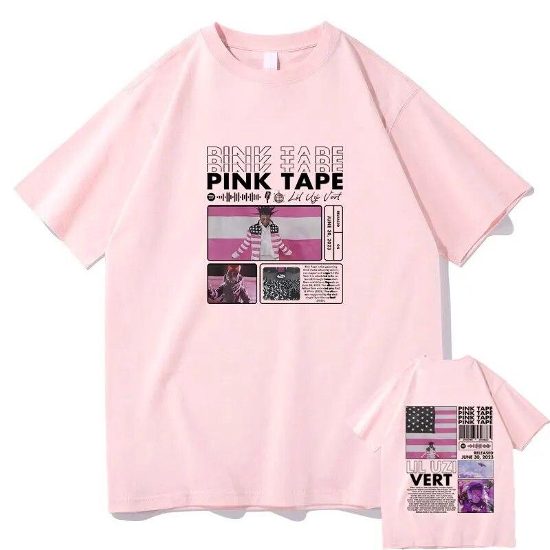 Репер Lil Uzi Vert Pink Tape Print Графічні футболки унісекс, хіп-хоп, рок, футболка, унісекс, вулична футболка, унісекс, чиста бавовна L
Репер Lil Uzi Vert Pink Tape Print Графічні футболки унісекс, хіп-хоп, рок, футболка, унісекс, вулична футболка, унісекс, чиста бавовна L