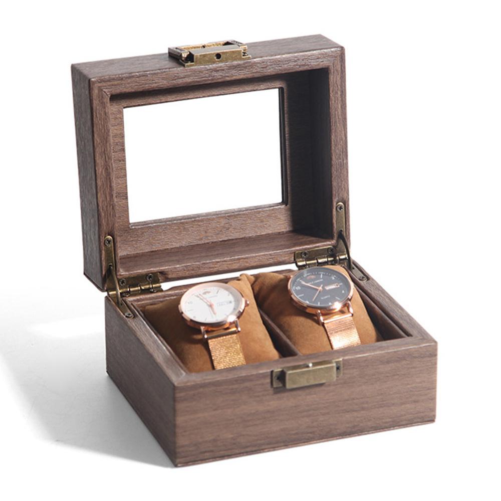 2 Grids Watch Display Box Vintage Wood Grain Jewelry Organizer Box Watch Storage Container Type A
2 Grids Watch Display Box Vintage Wood Grain Jewelry Organizer Box Watch Storage Container Type A