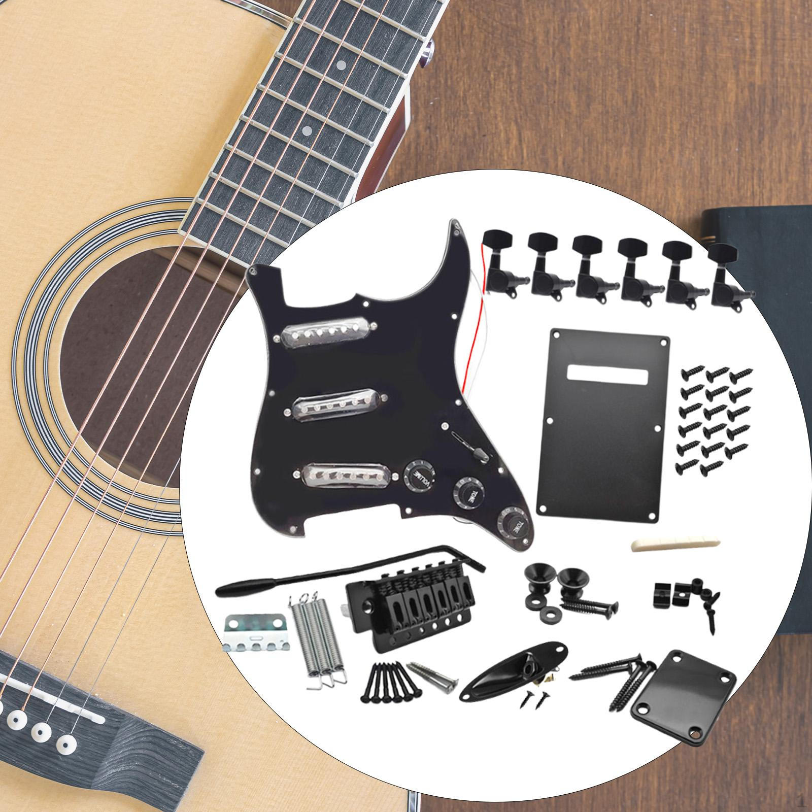 DIY Электрогитара 11 Отверстий Пикгард Многофункциональный с Винтами Ретро Задняя Крышка Гнездо Входа black A
DIY Электрогитара 11 Отверстий Пикгард Многофункциональный с Винтами Ретро Задняя Крышка Гнездо Входа black A