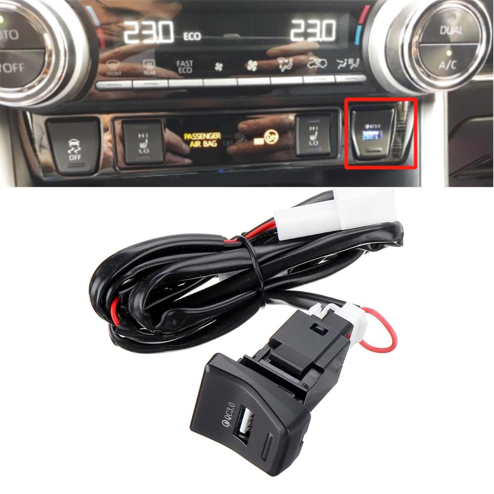 Автомобильное USB-зарядное устройство Qc3.0 с центральным управлением для быстрой зарядки, совместимое с Toyota Rav4 2019-2020
Автомобильное USB-зарядное устройство Qc3.0 с центральным управлением для быстрой зарядки, совместимое с Toyota Rav4 2019-2020