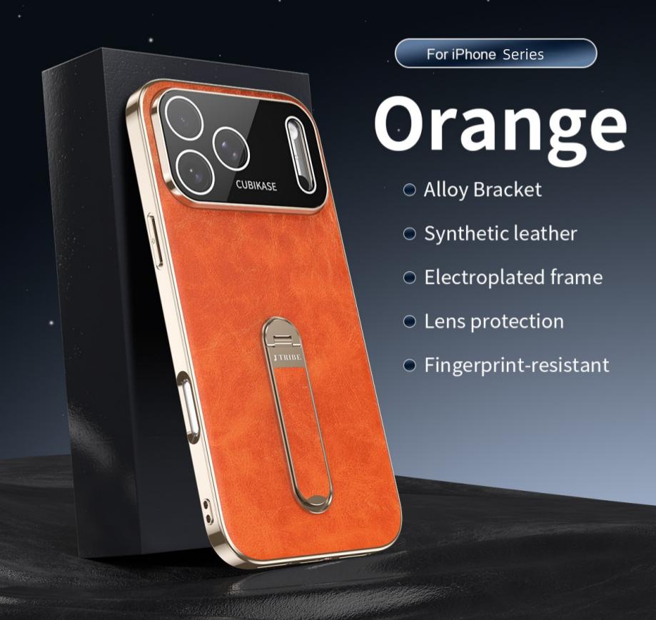 Hign-end Vegan Leather Case For iphone 17 16 15 Pro Max Lens Protector Full Protection Metal Stand Plated Cover for Business Man PU Leather&iPhone17
Hign-end Vegan Leather Case For iphone 17 16 15 Pro Max Lens Protector Full Protection Metal Stand Plated Cover for Business Man PU Leather&iPhone17