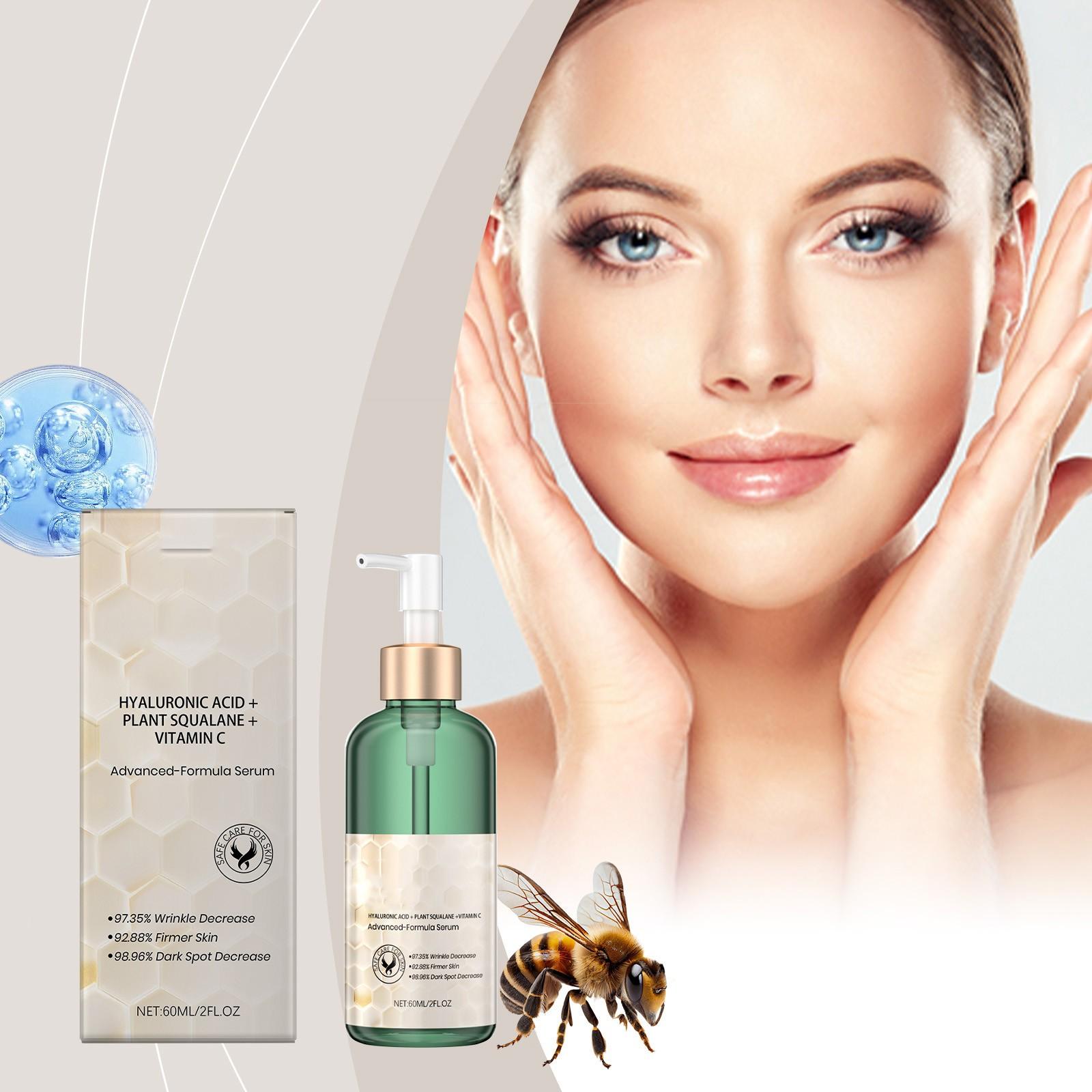 Facial Moisturizing Serum Moisturizes Delicate Skin, Rejuvenates Skin, Rejuvenates And Rejuvenates 60ml 1pcs
Facial Moisturizing Serum Moisturizes Delicate Skin, Rejuvenates Skin, Rejuvenates And Rejuvenates 60ml 1pcs