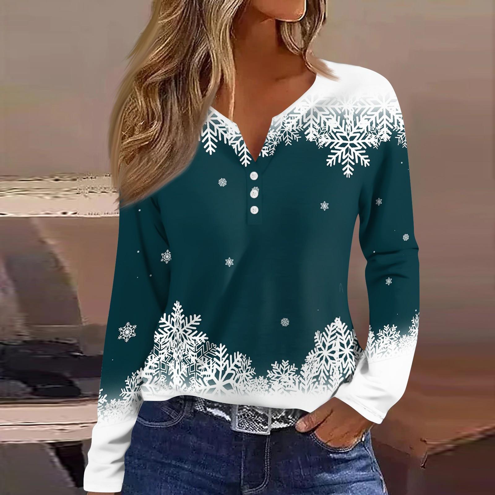 Жен. Футболка Футболка С принтом Пуговицы Длинный рукав Повседневные Выходные Мода Классический V-образный вырез Обычный Верх M
Жен. Футболка Футболка С принтом Пуговицы Длинный рукав Повседневные Выходные Мода Классический V-образный вырез Обычный Верх M