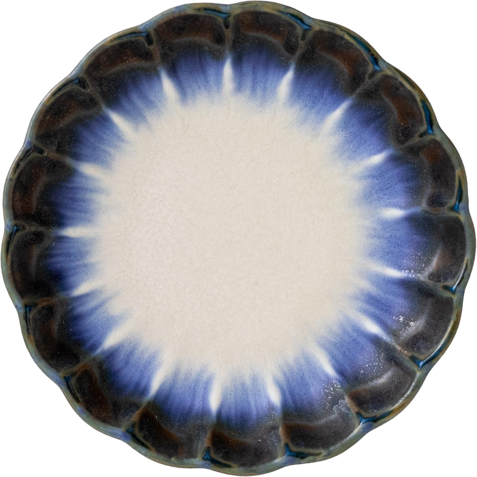 Minoru Pottery Blue Moon White 90 Chrysanthemum Shaped Small Plate
Minoru Pottery Blue Moon White 90 Chrysanthemum Shaped Small Plate