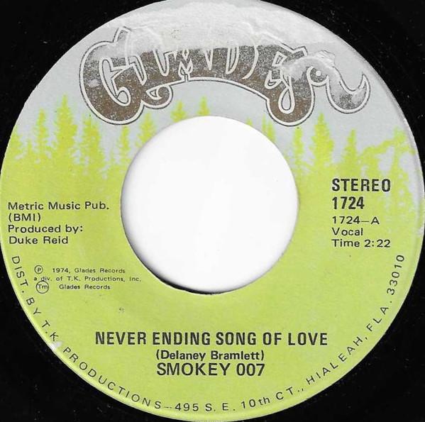 7-дюймовая пластинка SMOKEY 007 Never Ending Song Of Love 1724 Glades 1974 US Reggae Ska Dub Б/у
7-дюймовая пластинка SMOKEY 007 Never Ending Song Of Love 1724 Glades 1974 US Reggae Ska Dub Б/у