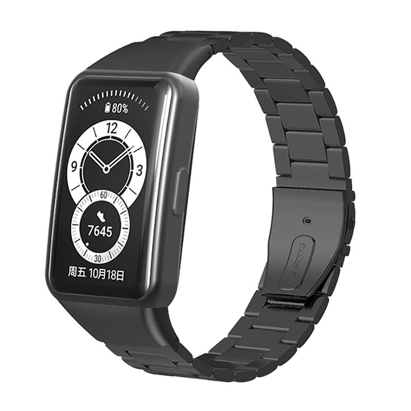 Replacement Watch Band Stainless Steel Three Beads Solid Watchband for Huawei Honor 6/Huawei Band 6 Black
Replacement Watch Band Stainless Steel Three Beads Solid Watchband for Huawei Honor 6/Huawei Band 6 Black