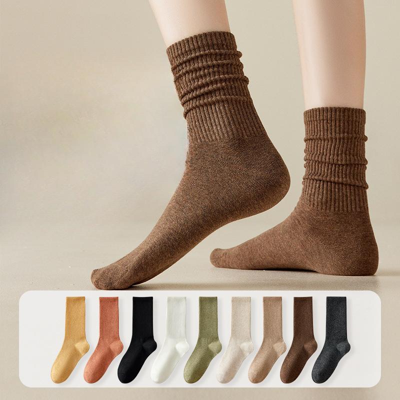 Girls Autumn and Winter Pure Cotton Pure Color Deodorizing Sweat Absorption In The Tube Pile Socks 1 pair бежевий
Girls Autumn and Winter Pure Cotton Pure Color Deodorizing Sweat Absorption In The Tube Pile Socks 1 pair бежевий