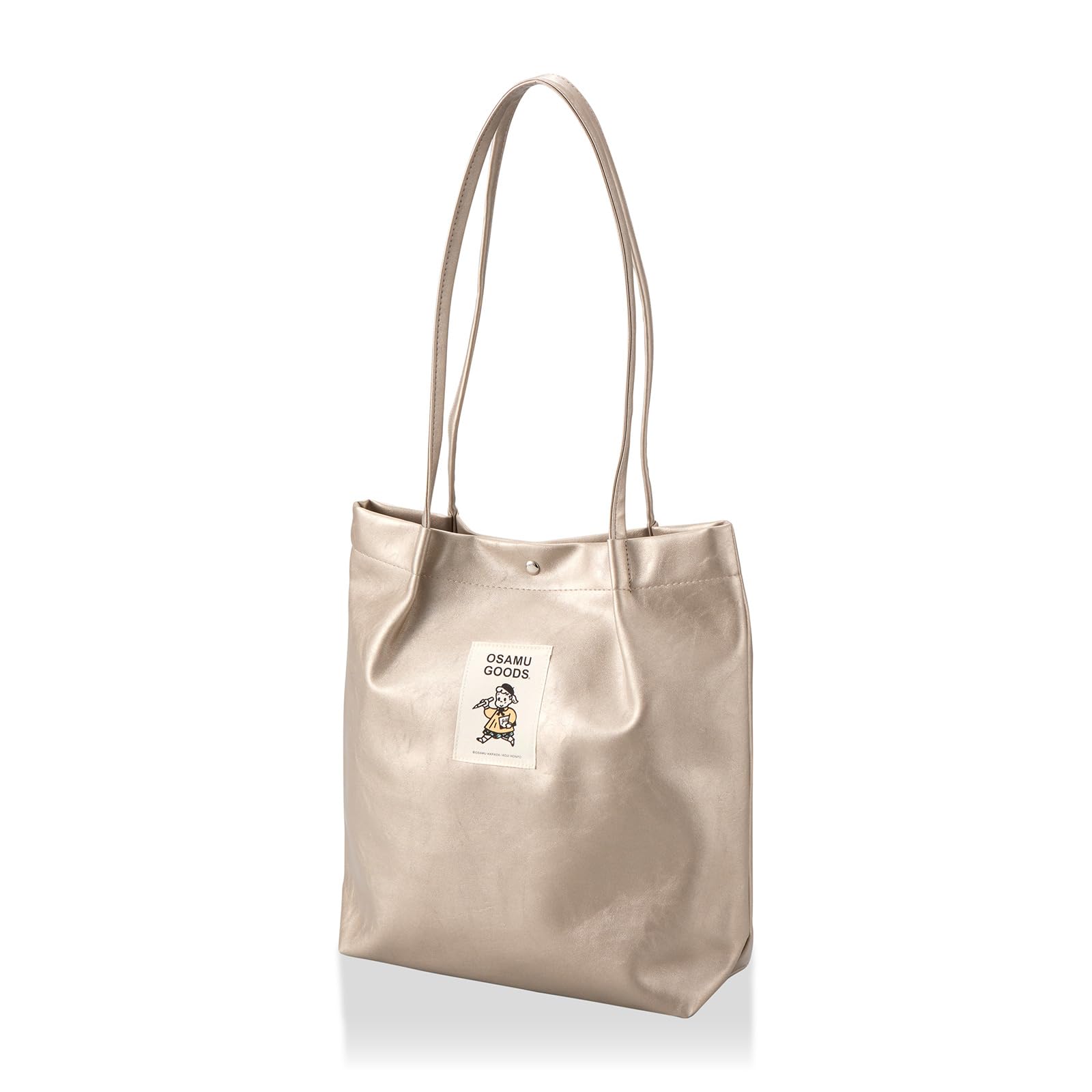 Synthetic Leather Handle Tuck Tote Bag Osamu Goods OG16. Bronze Jill
Synthetic Leather Handle Tuck Tote Bag Osamu Goods OG16. Bronze Jill