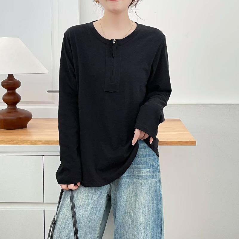 Early Autumn New Style Large Size Women s Casual Half-open Collar Long-sleeved Bottoming Shirt XL чорний
Early Autumn New Style Large Size Women s Casual Half-open Collar Long-sleeved Bottoming Shirt XL чорний