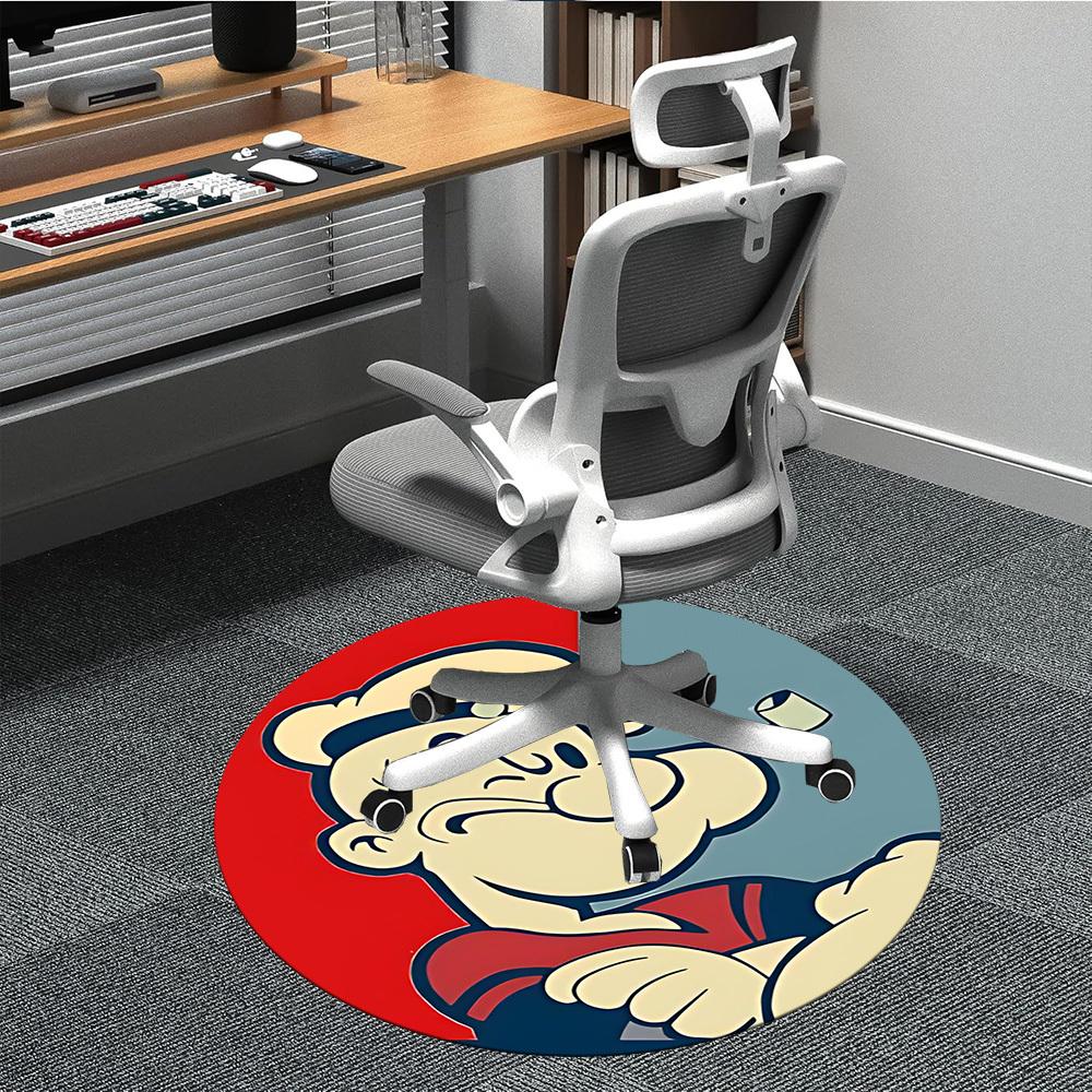 1pc Popeye Office Round Area Rug, Under Office Chairs Bedroom Living Room Home Decor, Room Deco, Available in Various Sizes166 80cm by 80cm
1pc Popeye Office Round Area Rug, Under Office Chairs Bedroom Living Room Home Decor, Room Deco, Available in Various Sizes166 80cm by 80cm