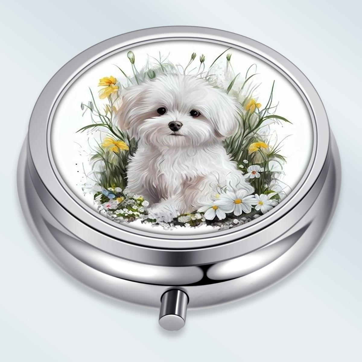 Portable Pill Box with 3 Compartments, Mini Metal Medicine Organizer Case, Cute Printed Pill Container for Vitamins, Pills, Jewelry, Travel, Daily Use разноцветный
Portable Pill Box with 3 Compartments, Mini Metal Medicine Organizer Case, Cute Printed Pill Container for Vitamins, Pills, Jewelry, Travel, Daily Use разноцветный