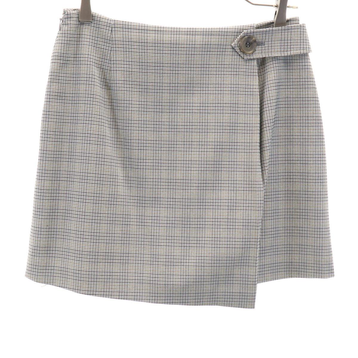 SNIDEL Check Pattern Mini skirt 1 gray With inner pants Women Used
SNIDEL Check Pattern Mini skirt 1 gray With inner pants Women Used