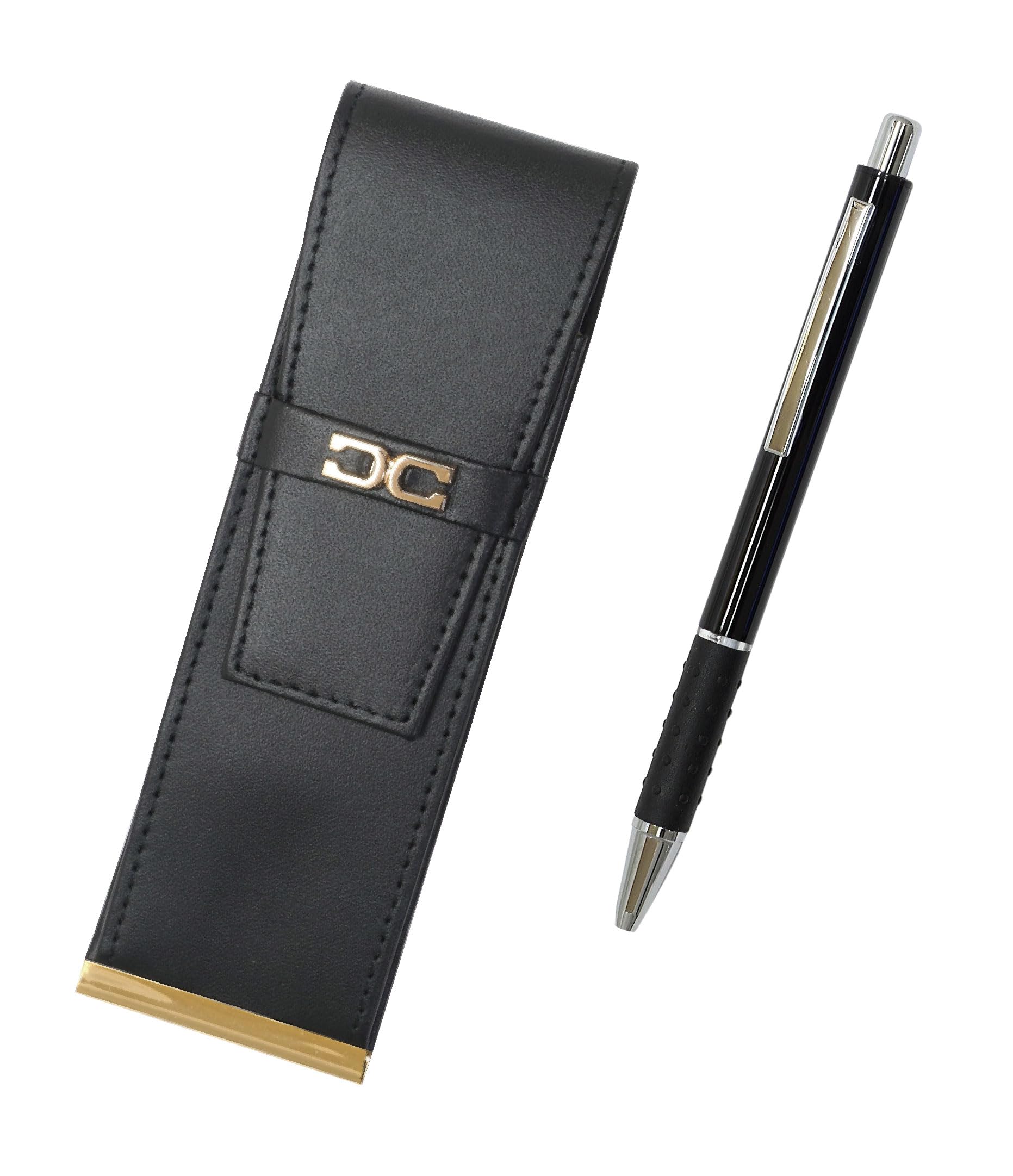 Metal Pitch Grip Ballpoint Pen with Recycled Leather Pen & Eco-Metal Case, Black, T23-AU023-WZ2067BP-B чёрный
Metal Pitch Grip Ballpoint Pen with Recycled Leather Pen & Eco-Metal Case, Black, T23-AU023-WZ2067BP-B чёрный