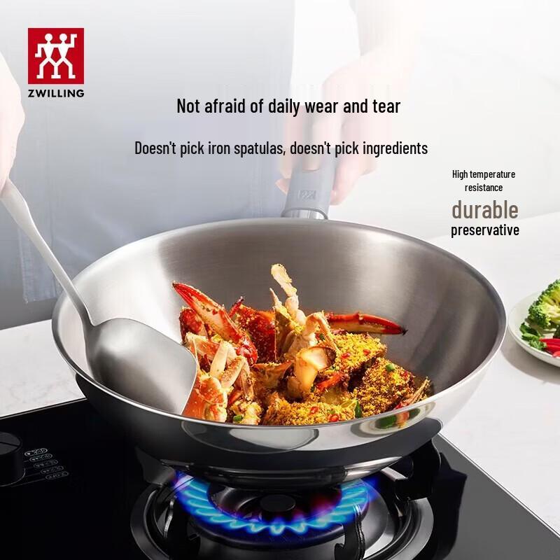 ZWILLING SILVER Series 30cm Stainless Steel Wok
ZWILLING SILVER Series 30cm Stainless Steel Wok