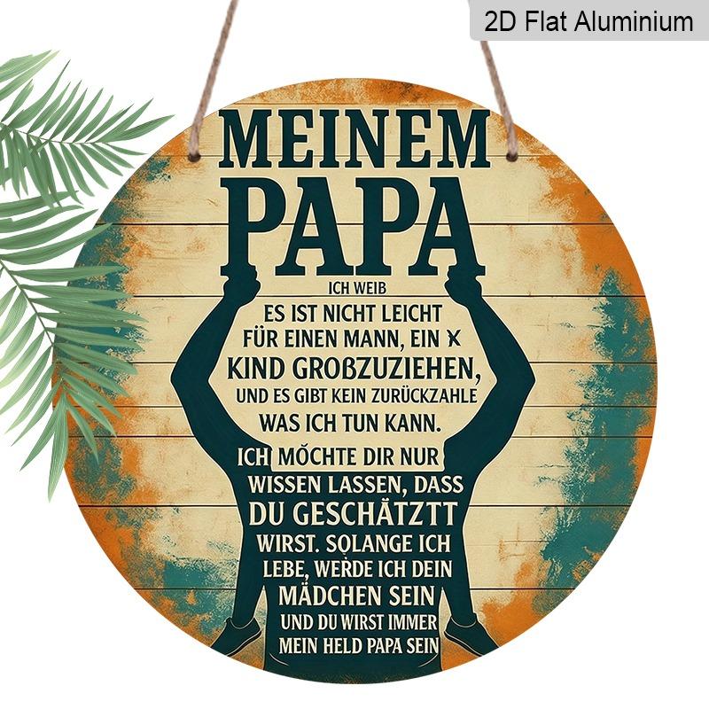 2D Flat Aluminum Father s Day-themed Ornaments in Various Sizes. Featuring Heartfelt Quotes Between Fathers and Daughters, These Make An Ideal Choice 7.87×7.87inch
2D Flat Aluminum Father s Day-themed Ornaments in Various Sizes. Featuring Heartfelt Quotes Between Fathers and Daughters, These Make An Ideal Choice 7.87×7.87inch