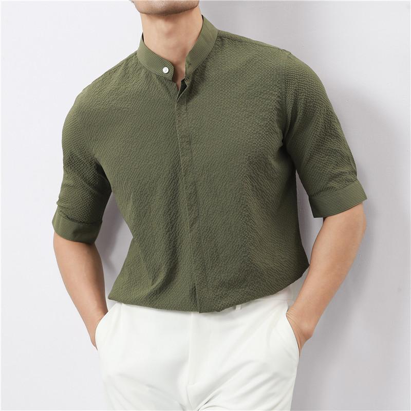 2025 Summer Men Short Sleeve Shirts Men Slim Fashion Shirt Men Dress Shirts Korean Loose Casual Shirts Mens Formal Shirts M чорний
2025 Summer Men Short Sleeve Shirts Men Slim Fashion Shirt Men Dress Shirts Korean Loose Casual Shirts Mens Formal Shirts M чорний