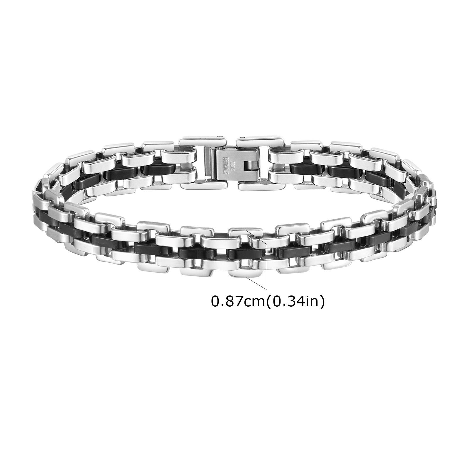 Vnox 9mm/11mm/13mm Watch Band Links Bracelets for Men Boys, Chunky Heavy Stainless Steel Chain Wristband, Gentle Business Gift 19cm
Vnox 9mm/11mm/13mm Watch Band Links Bracelets for Men Boys, Chunky Heavy Stainless Steel Chain Wristband, Gentle Business Gift 19cm