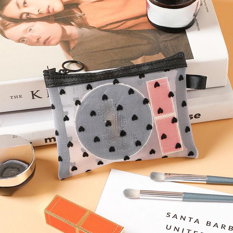 1pcs Mesh Clear Cosmetic Bags Small Large Black Makeup Bag Portable Travel Toiletry Organizer Case Lipstick Storage Pouch
1pcs Mesh Clear Cosmetic Bags Small Large Black Makeup Bag Portable Travel Toiletry Organizer Case Lipstick Storage Pouch