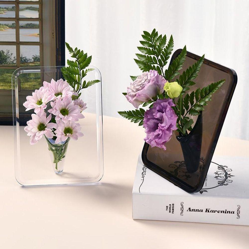 3D Transparent Flower Vase Shatterproof Decorative Bottles Hydroponic Flower Pot Home Decor прозорий
3D Transparent Flower Vase Shatterproof Decorative Bottles Hydroponic Flower Pot Home Decor прозорий