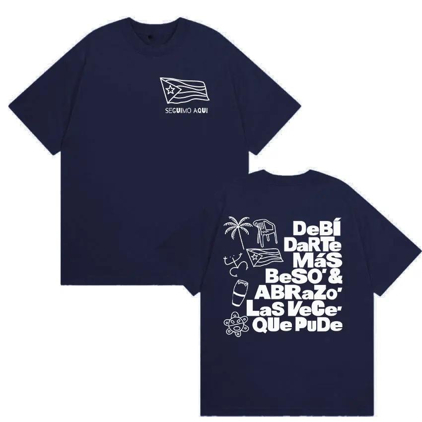 Bad Bunny Album 2026 Fans Gift Tshirt Debi Tirar Mas Fotos Double Sided Print T Shirts Unisexs Women Casual Cotton Oversized Tees 4XL
Bad Bunny Album 2026 Fans Gift Tshirt Debi Tirar Mas Fotos Double Sided Print T Shirts Unisexs Women Casual Cotton Oversized Tees 4XL