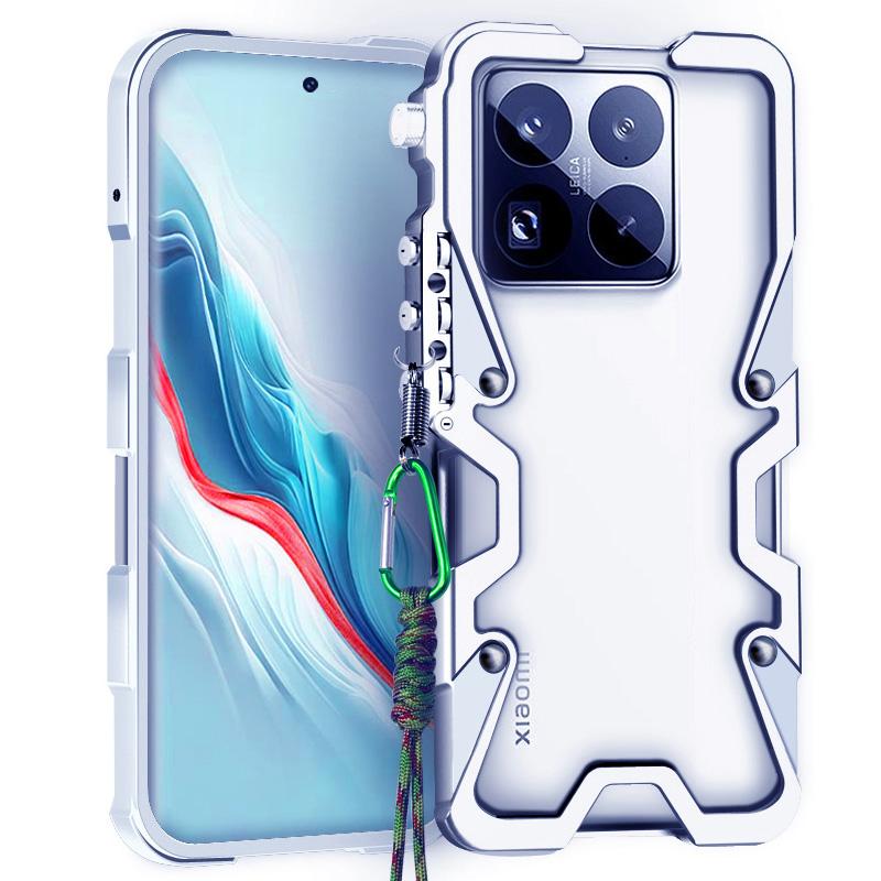 Для Xiaomi 15 Pro/15S Pro Чехол-бампер Металлический чехол-накладка из алюминиевого сплава для телефона с ремешком Silver
Для Xiaomi 15 Pro/15S Pro Чехол-бампер Металлический чехол-накладка из алюминиевого сплава для телефона с ремешком Silver
