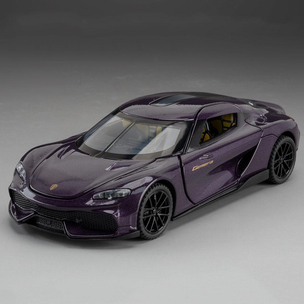 1:32 Scale KNSG Gemera Miniature Model Car Toys Alloy Diecast Sports Cars 4 Doors Opened Pull Back Ornament Vehicles Boys Gifts фіолетовий
1:32 Scale KNSG Gemera Miniature Model Car Toys Alloy Diecast Sports Cars 4 Doors Opened Pull Back Ornament Vehicles Boys Gifts фіолетовий
