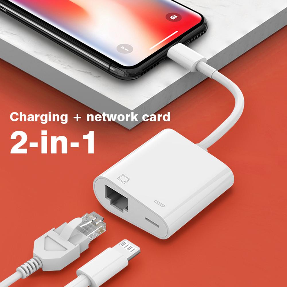 Адаптер Lightning To Network Card Rj45 Lightning 2 В 1 Для Iphone 14 13/12/11pro До Ethernet Адаптер Для Зарядки білий
Адаптер Lightning To Network Card Rj45 Lightning 2 В 1 Для Iphone 14 13/12/11pro До Ethernet Адаптер Для Зарядки білий