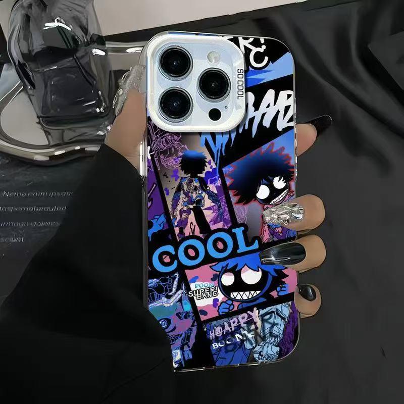 Trendy Blue-Haired Monster Case for Apple 16 Pro Max, 15 Pro, 14/13 - Colorful Silver Design Apple X
Trendy Blue-Haired Monster Case for Apple 16 Pro Max, 15 Pro, 14/13 - Colorful Silver Design Apple X