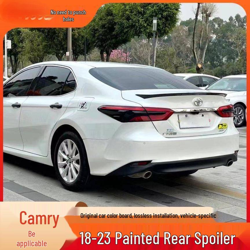 Задний спойлер для Toyota Camry 2018-2022 - Внешняя модификация хвоста без сверления
Задний спойлер для Toyota Camry 2018-2022 - Внешняя модификация хвоста без сверления
