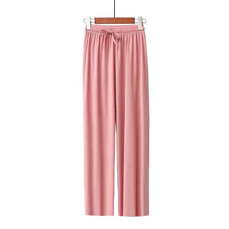 Women s Summer Lightweight High-Waist Silk Pants - Versatile, Slimming, Straight-Leg, Loose-Fit Bestseller One Size (80-140 Jin) рожевий
Women s Summer Lightweight High-Waist Silk Pants - Versatile, Slimming, Straight-Leg, Loose-Fit Bestseller One Size (80-140 Jin) рожевий