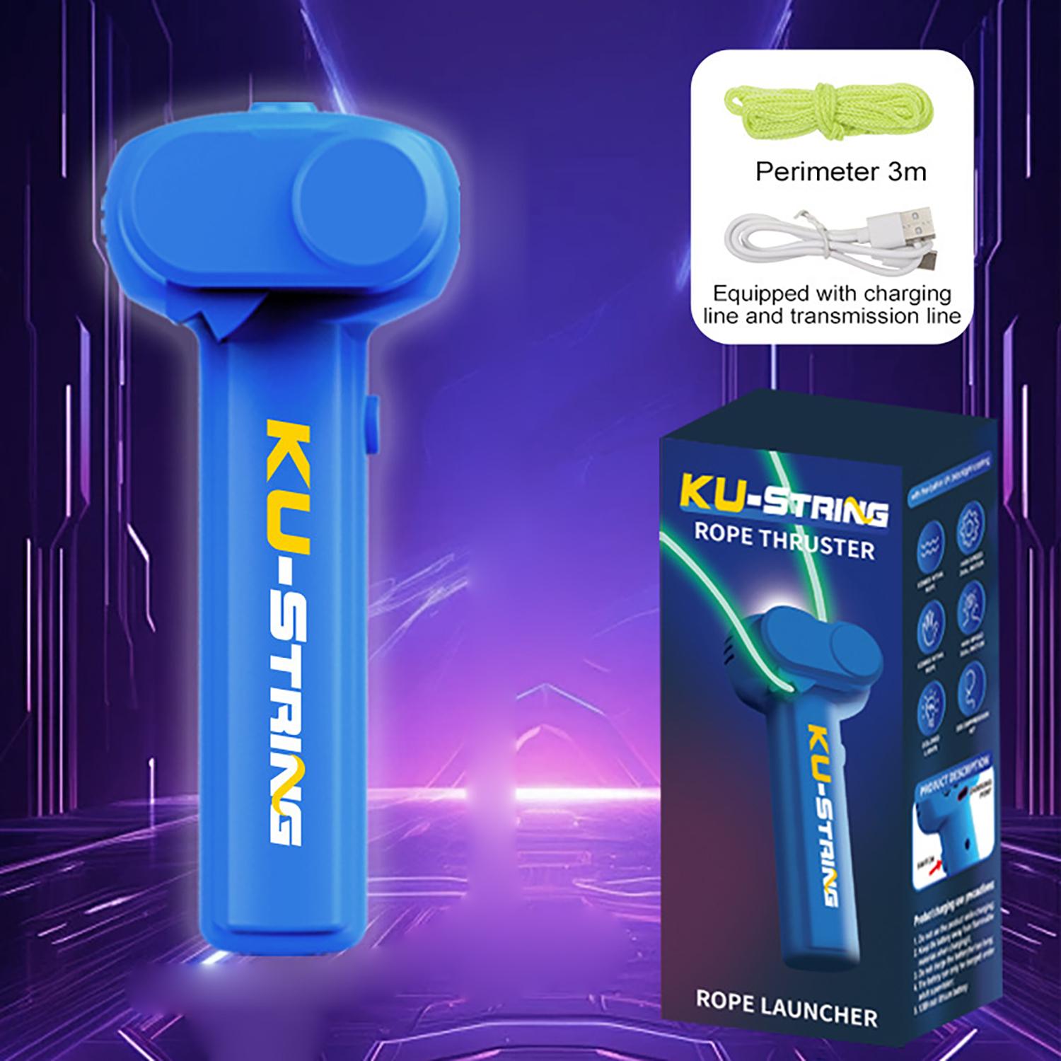 Rope launcher, play with a yarn charging electric night light creative toy, decompression artifact, interactive Other
Rope launcher, play with a yarn charging electric night light creative toy, decompression artifact, interactive Other