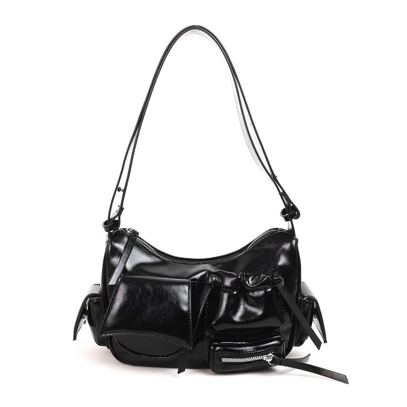 Retro locomotive style casual texture underarm bag personalized versatile oil wax leather messenger women s bag чёрный
Retro locomotive style casual texture underarm bag personalized versatile oil wax leather messenger women s bag чёрный