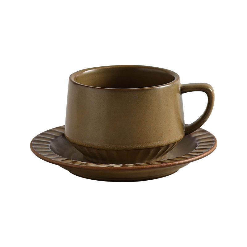 Japanese-style coffee cup and saucer set, retro design sense, niche cup, the office is very beautiful, women s personal cup 300ml
Japanese-style coffee cup and saucer set, retro design sense, niche cup, the office is very beautiful, women s personal cup 300ml