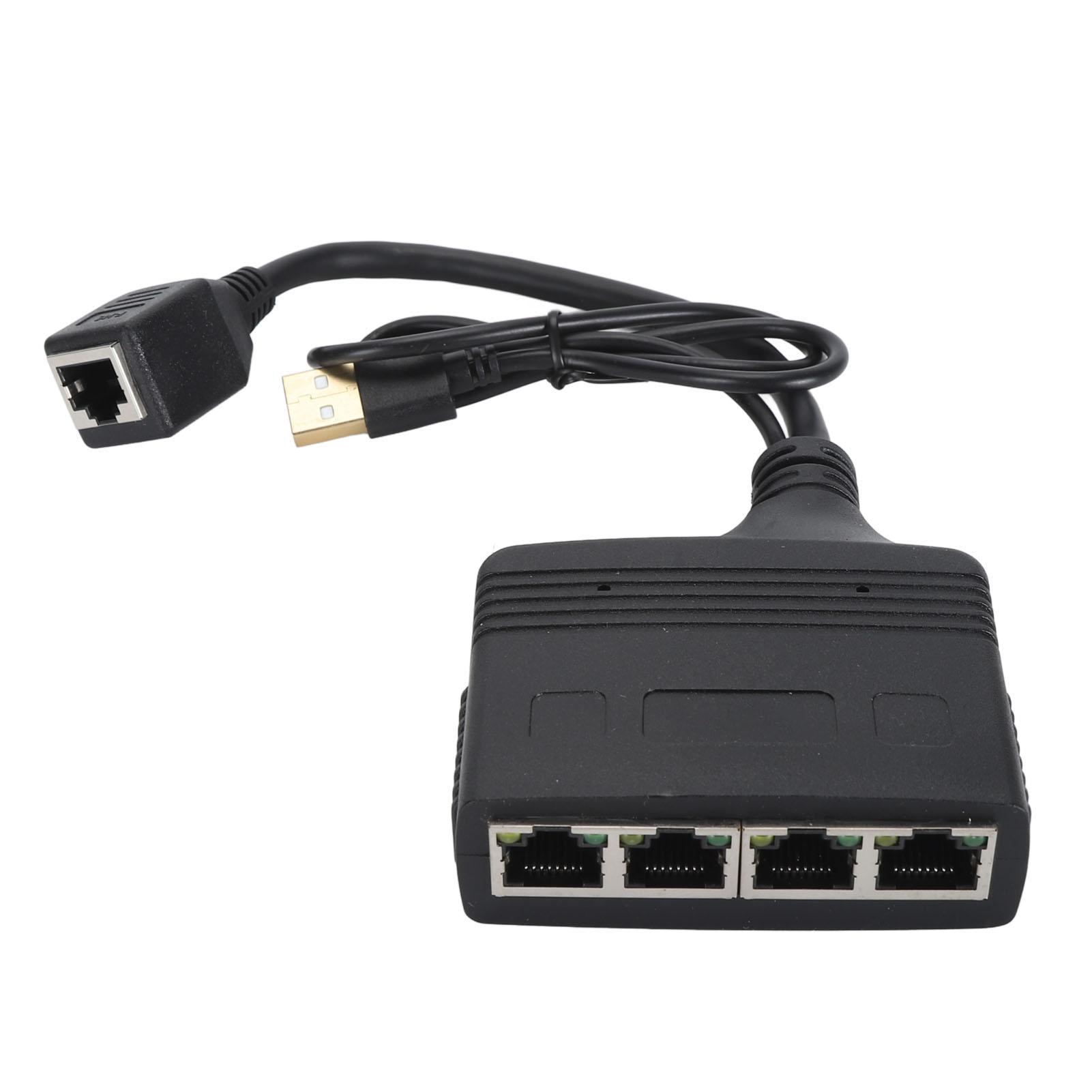 Від 1 до 4 виходів Gigabit Ethernet Splitter 1000 Мбіт/с RJ45 Мережевий адаптер локальної мережі Стабільна продуктивність для Cat8
Від 1 до 4 виходів Gigabit Ethernet Splitter 1000 Мбіт/с RJ45 Мережевий адаптер локальної мережі Стабільна продуктивність для Cat8