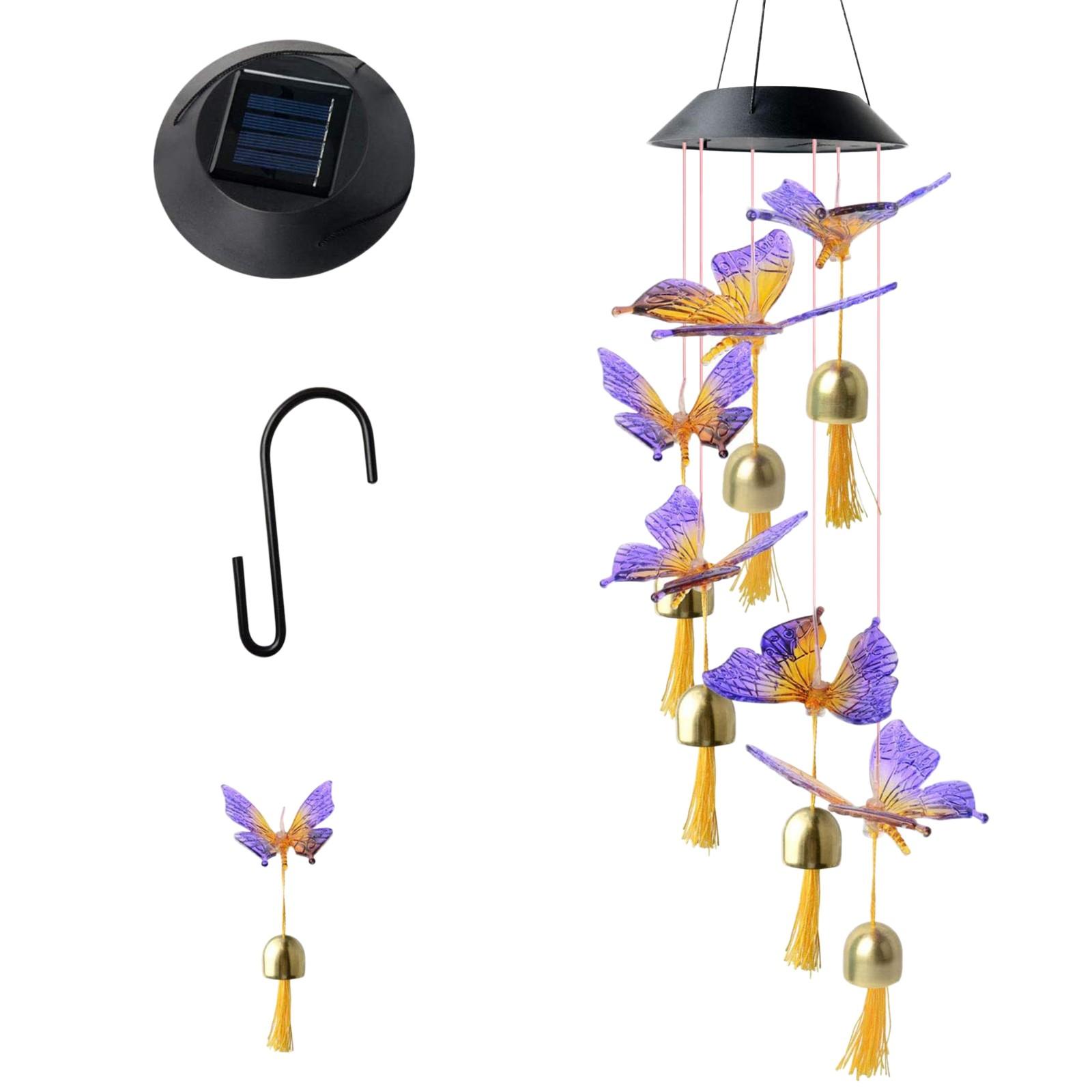 Solar Wind Chime Hanging Ribbon Led Can Change Multiple Colors
Solar Wind Chime Hanging Ribbon Led Can Change Multiple Colors