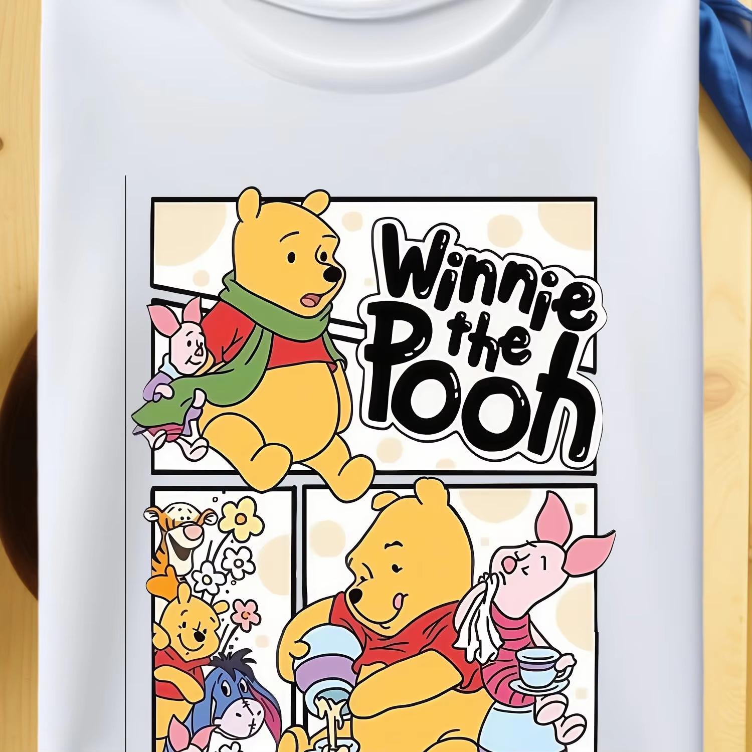 Winnie The Pooh Friends TShirt Oversized Casual Short Sleeve Tee with Pooh Bear Eeyore Tigger Soft Round Neck S
Winnie The Pooh Friends TShirt Oversized Casual Short Sleeve Tee with Pooh Bear Eeyore Tigger Soft Round Neck S