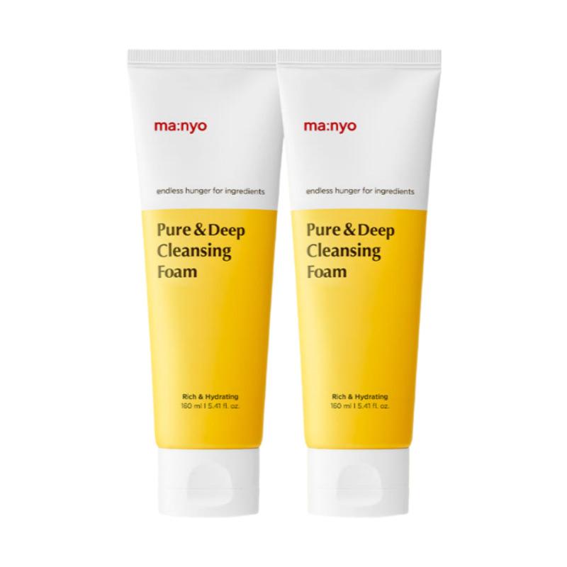 ma:nyo Pure & Deep Cleansing Foam 160ml × 2
ma:nyo Pure & Deep Cleansing Foam 160ml × 2