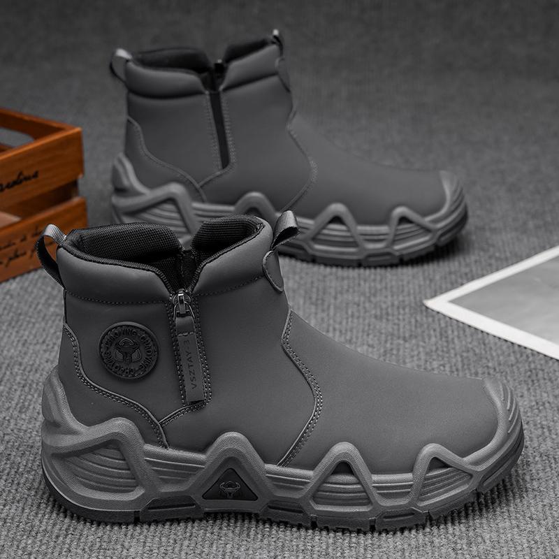 Mens Autumn Outdoor Sports Anti-slip Climbing Shoes High-top Thick-soled Wear-resistant Boots for Travel Hiking 40 серый
Mens Autumn Outdoor Sports Anti-slip Climbing Shoes High-top Thick-soled Wear-resistant Boots for Travel Hiking 40 серый